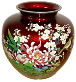ваза клуазоне, Япония, Андо, 1900-е гг.