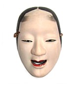 маска персонажа японского театра Но, керамика