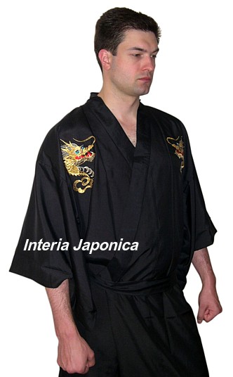 эксклюзивное шелковое мужское кимоно Микадо