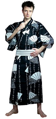 мужской халат из хлопка, Япония
