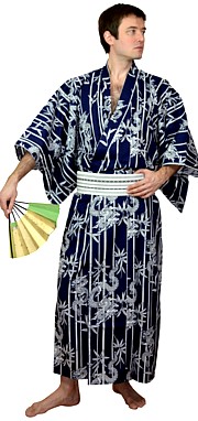 мужская юката, хлопок 100%. Мужская одежда для дома из Японии