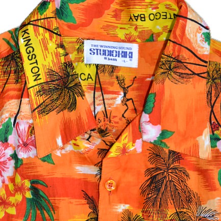мужская летняя  рубашка гавайского стиля