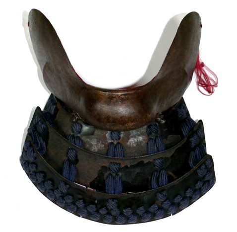 защитная маска самурайского доеспеха