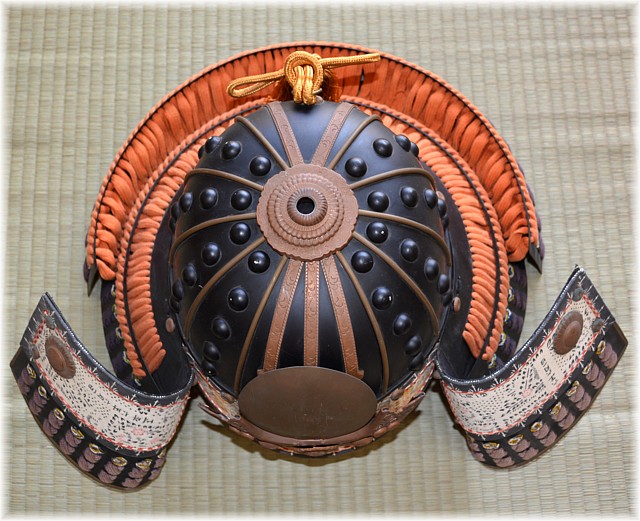  шлем  КАБУТО, деталь  самурайского доспеха О-Ёрой